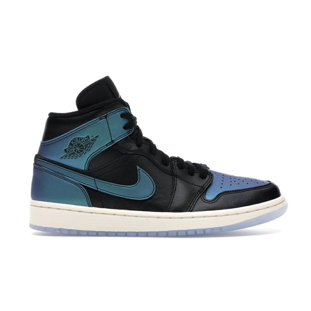 Air Jordan 1 Mid Iridescent Black (W)