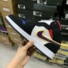 Air Jordan 1 Mid Lakers Purple Hook Red And Blue