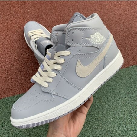 Air Jordan 1 Mid Little Earl Haze Gray Purple