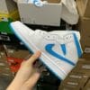 Air Jordan 1 Mid North Carolina White Blue