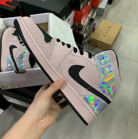 Air Jordan 1 Mid Powder Laser Middle