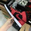 Air Jordan 1 Mid Reverse Black Red