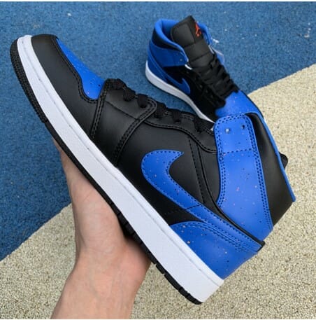 Air Jordan 1 Mid Royal Blue Splash