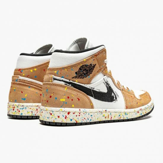Air Jordan 1 Mid SE Brushstroke - Image 3