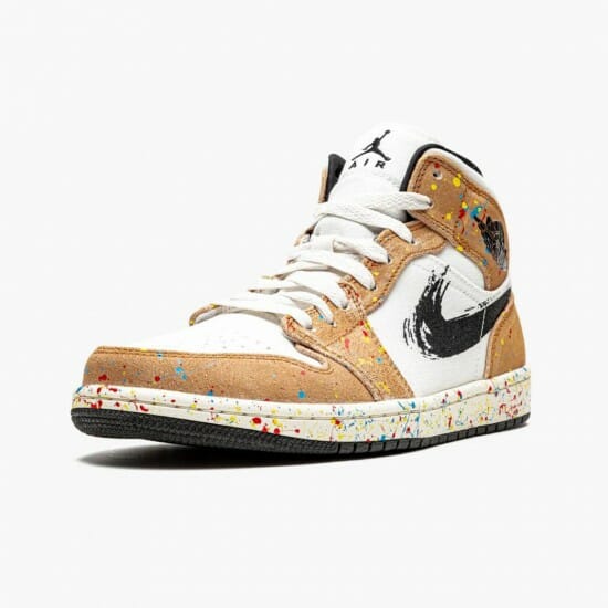 Air Jordan 1 Mid SE Brushstroke - Image 4
