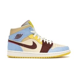 Air Jordan 1 Mid SE Fearless Maison Chateau Rouge