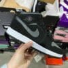 Air Jordan 1 Mid SE GS Black And Green