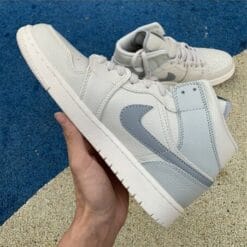 Air Jordan 1 Mid SE Grey Silver White