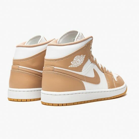 Air Jordan 1 Mid Tan Gum - Image 3