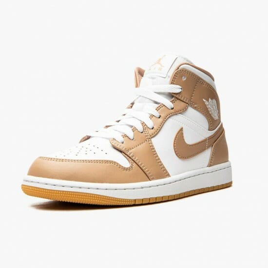 Air Jordan 1 Mid Tan Gum - Image 4