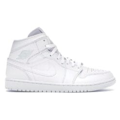 Air Jordan 1 Mid Triple White (2018)