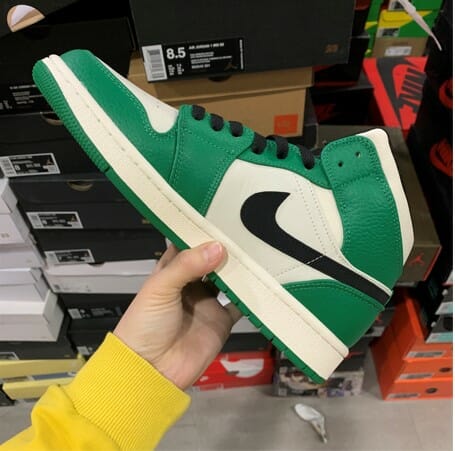 Air Jordan 1 Mid White Green