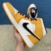 Air Jordan 1 Mid White Orange Purple Gold