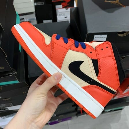 Air Jordan 1 Mid White Orange