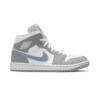 Air Jordan 1 Mid Wolf Grey Aluminum