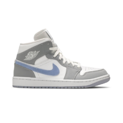 Air Jordan 1 Mid Wolf Grey Aluminum