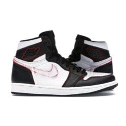 Air Jordan 1 Retro High Defiant White Black Gym Red