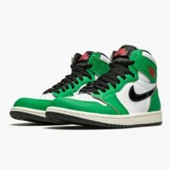 Alternative view of Air Jordan 1 Retro High Lucky Green