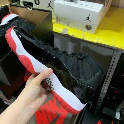 Air Jordan 11 Bred Black Red
