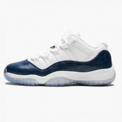 Air Jordan 11 Low Navy Snakeskin