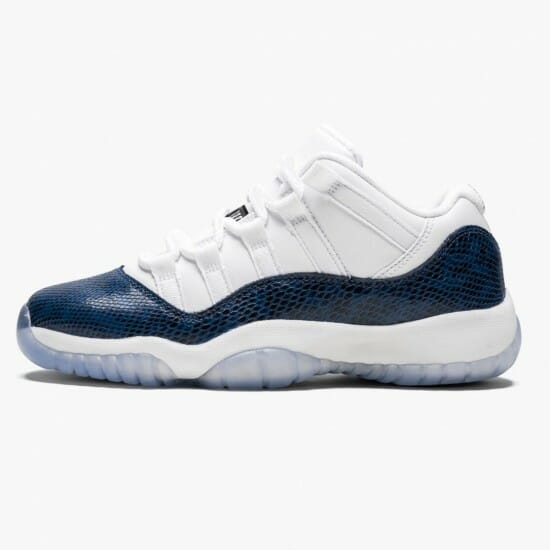 Air Jordan 11 Low Navy Snakeskin