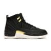 Air Jordan 12 Retro Black Metallic Gold White (W)