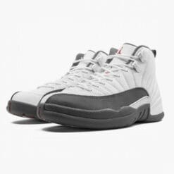 Air Jordan 12 Retro White Dark Grey