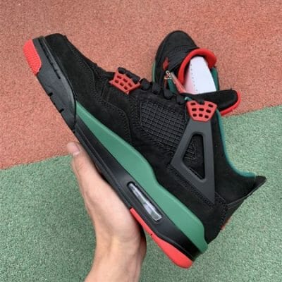 Air Jordan 4 Black Green