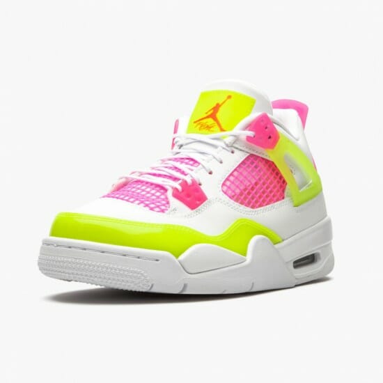 Air Jordan 4 Retro White Lemon Pink - Image 3