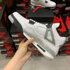 Air Jordan 4 White Cement