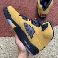 Air Jordan 5 Michigan Black Yellow