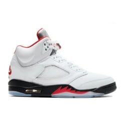 Air Jordan 5 Retro Fire Red Silver Tongue (2020)