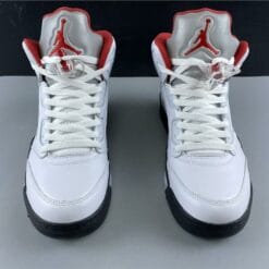 Air Jordan 5 Retro Fire Red Silver Tongue (2020)