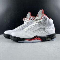 Air Jordan 5 Retro Fire Red Silver Tongue (2020)