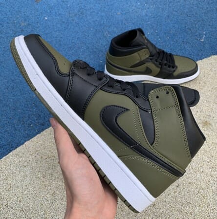 Air jordan 1 Mid Black Olive Green
