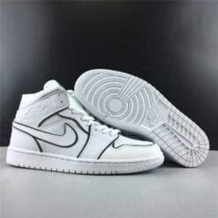 Air Jordan 1 Mid Iridescent Reflective White (W)