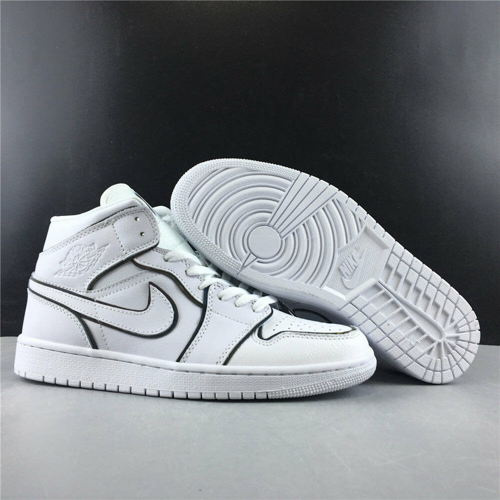 Air Jordan 1 Mid Iridescent Reflective White (W)