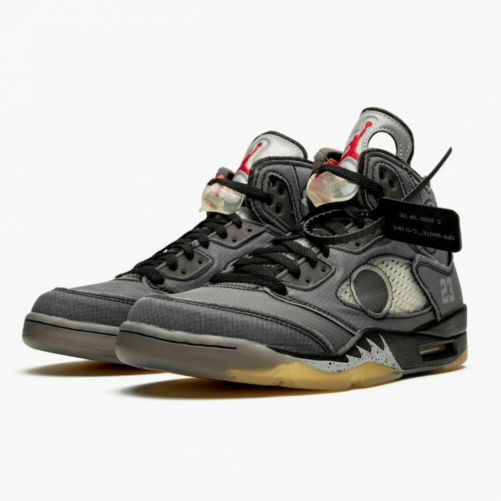 Air Jordan 5 Retro White Stealth