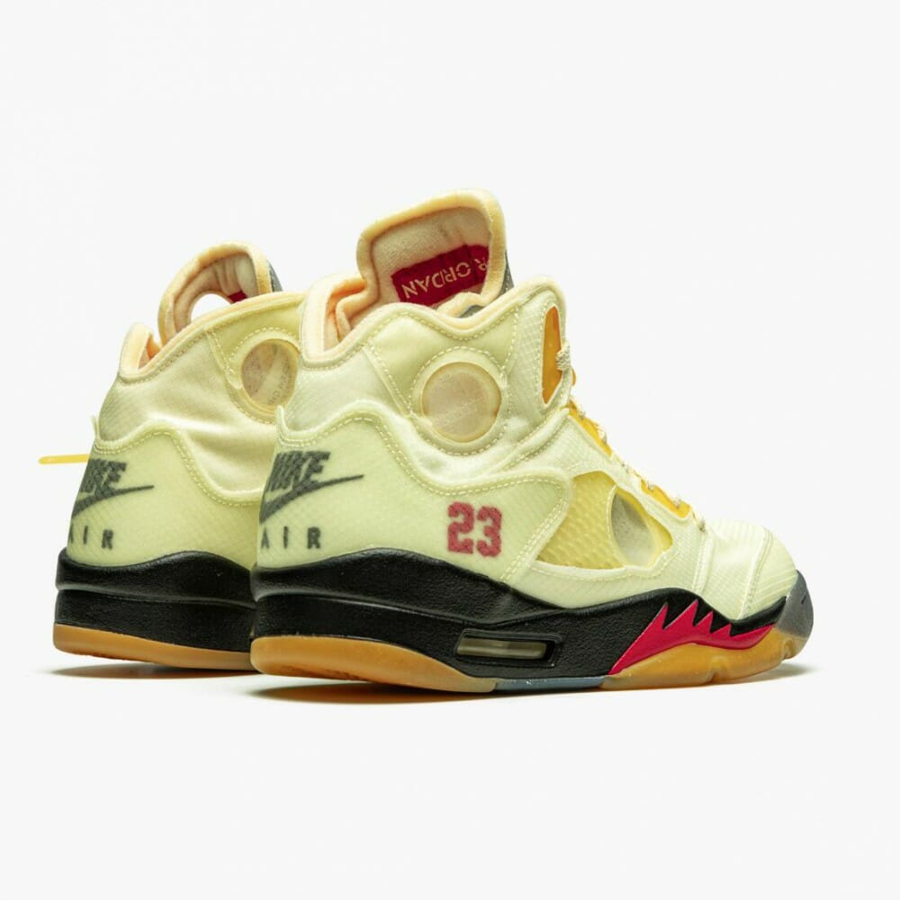 Air Jordan 5 Retro Sail OFF WHITE - Image 3