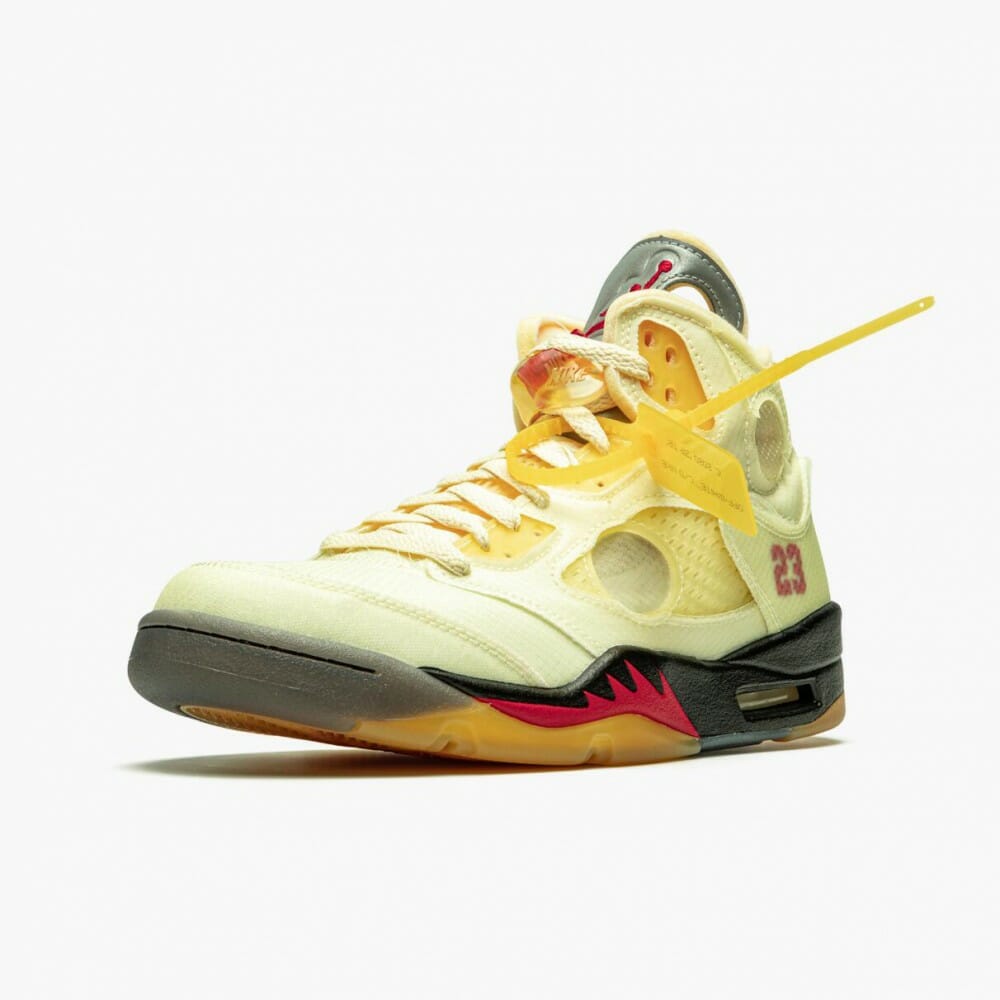 Air Jordan 5 Retro Sail OFF WHITE - Image 4