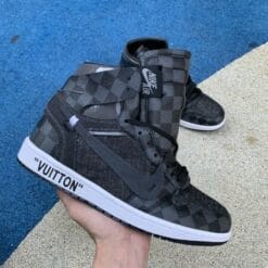 Alternative view of Air Jordan 1 Black Shoes