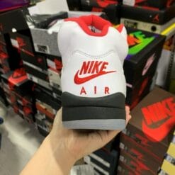 Alternative view of Air Jordan 5 Fire Red