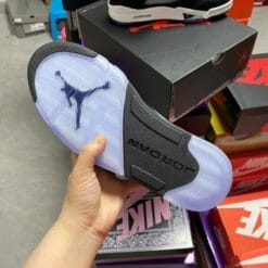 Alternative view of Air Jordan 5 Oreo Black