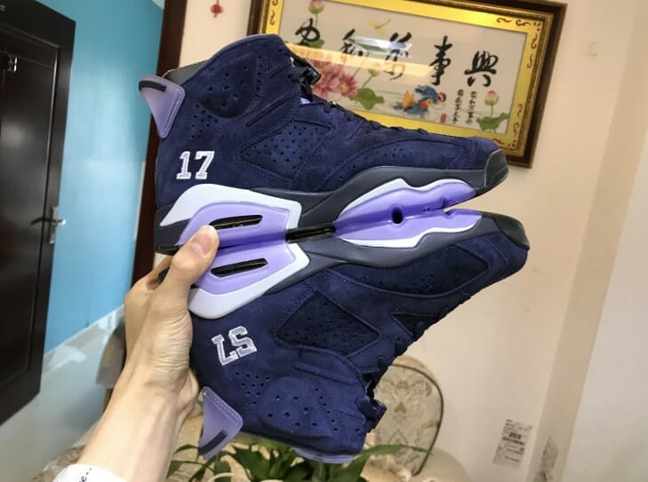 Air Jordan 6 Blue Suede - Image 2
