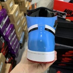 Alternative view of Air Jordan 1 Fearless Red And Blue