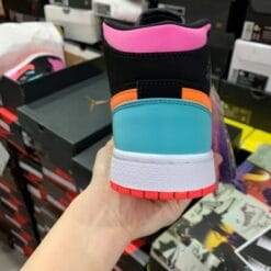 Alternative view of Air Jordan 1 Mid GS 3M Reflective Color