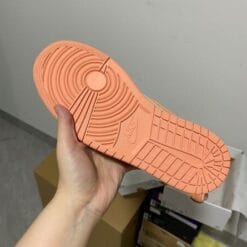 Alternative view of Air Jordan 1 Mid GS Apricot Orange White