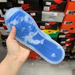 Alternative view of Air Jordan 1 Mid GS Fly Crystal Bottom Blue Heaven