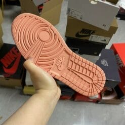Alternative view of Air Jordan 1 Mid Light Pink Orange Milk Tea