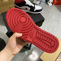 Alternative view of Air Jordan 1 Mid Metallic Red